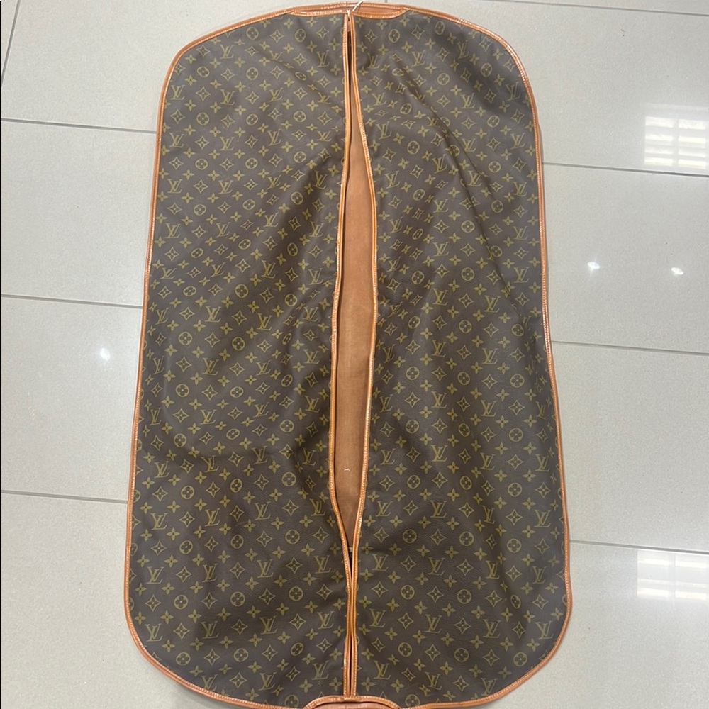 Luxury Brown Garment Bag Louis Vuitton